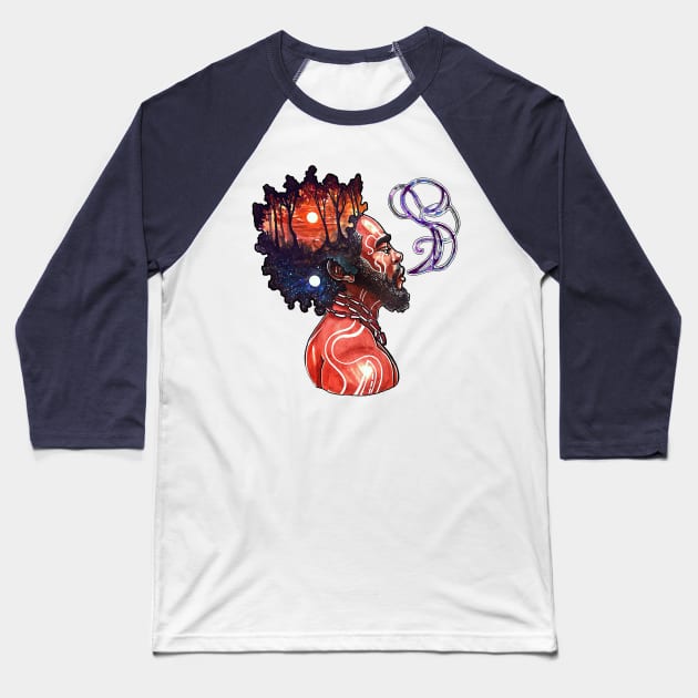 The Warrior Baseball T-Shirt by AP_Illustrator